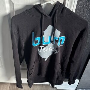 Jersey Black Hoodie - Brand